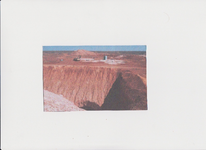 Open Cut Mine at White Dam Opal Field
